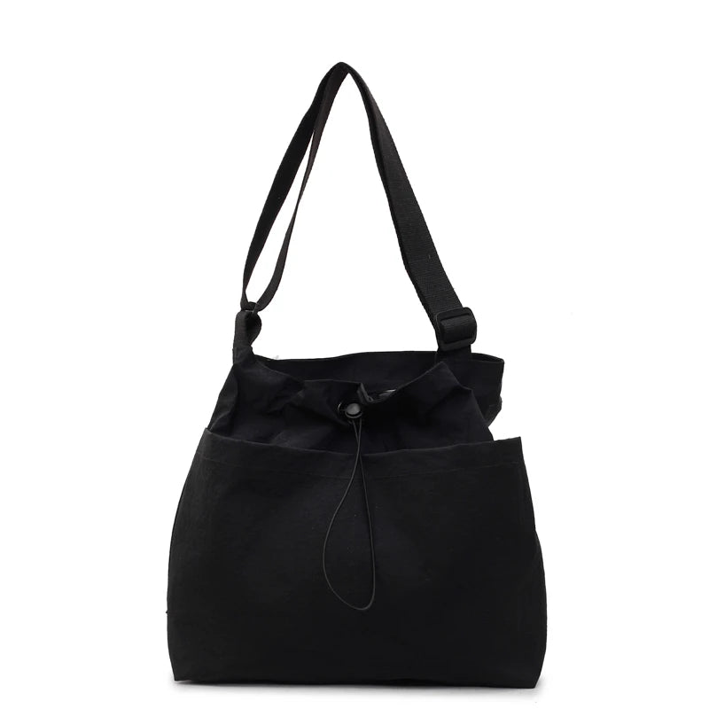 Handbags for women. Leisure big bag female 2025 new fashion cloth shoulder bag large capacity bucket bag commuter messenger bag