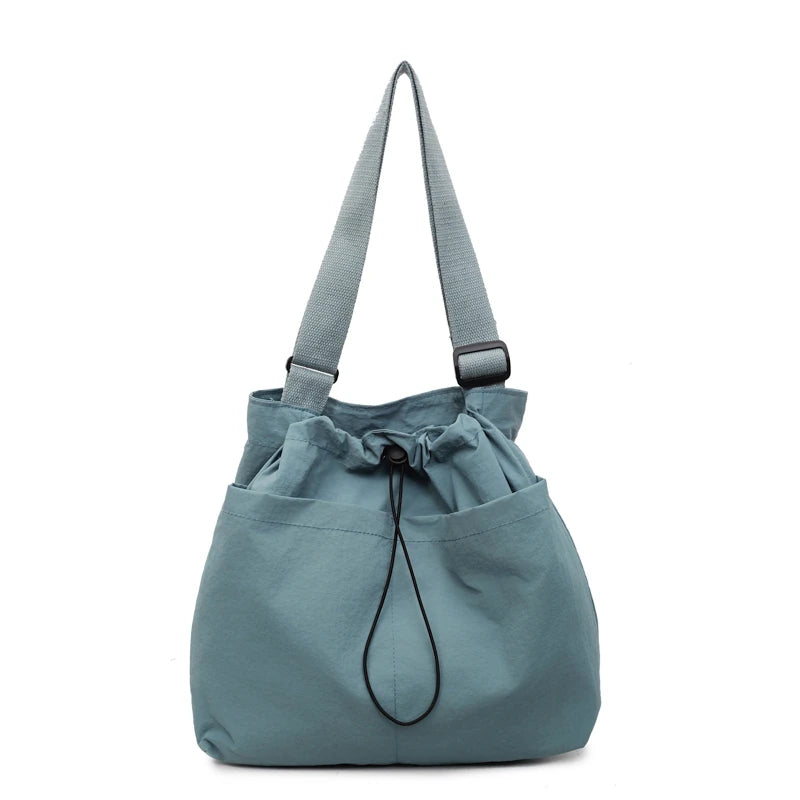 Handbags for women. Leisure big bag female 2025 new fashion cloth shoulder bag large capacity bucket bag commuter messenger bag