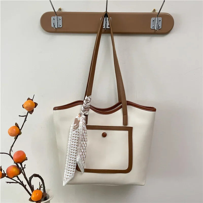 Women's Tote Bags 2025 New Retro Casual Commuting Large-capacity Shoulder Bags for Women, High-end Handbags