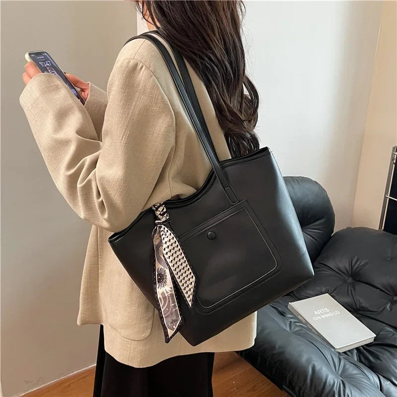 Women's Tote Bags 2025 New Retro Casual Commuting Large-capacity Shoulder Bags for Women, High-end Handbags